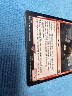 Flaming Tyrannosaurus 0085- Doctor Who (MTG) - Image 3