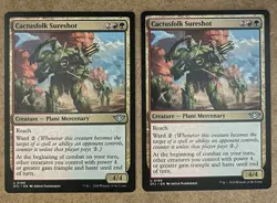 x2 Cactusfolk Sureshot - Outlaws of Thunder Junction - NM MTG - Image 1