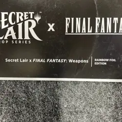 Magic the Gathering MTG Secret Lair X Final Fantasy: Rainbow Foil Weapons, Wear - Image 3