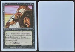 Signed MtG Magic Dameon Willich Artist Proof _ Revised _ ERG RAIDERS _HTF 1/100! - Image 1