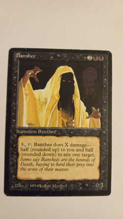 Banshee MP The Dark MTG Magic the Gathering - Image 1