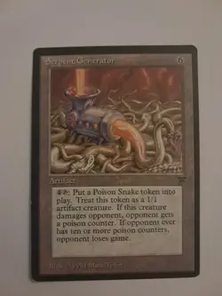 Serpent Generator LP English Legends MTG Magic the Gathering - Image 1
