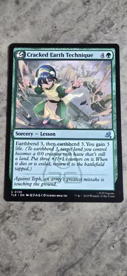 Cracked Earth Technique Avatar: The Last Airbender: Eternal-Legal Regular MTG NM - Image 1