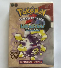 1999 Pokemon WOTC GERMAN Fossil BodyGuard Theme Deck SEALED - L@@K - Image 1
