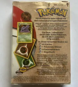 1999 Pokemon WOTC GERMAN Fossil BodyGuard Theme Deck SEALED - L@@K - Image 3