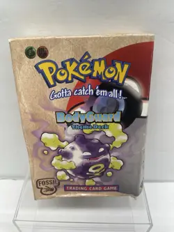 1999 WOTC Pokemon Fossil Theme Deck - Bodyguard Factory Sealed Contents Open Box - Image 1