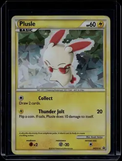 Pokemon TCG Plusle HGSS16 Cracked Ice Promo MP - Image 1