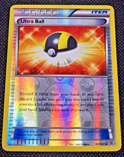 Pokemon Ultra Ball 90/101 Plasma Blast Trainer Item Reverse Holo LP -- L30 - Image 2