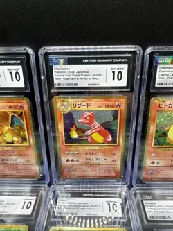 2023 Pokemon Japanese Classic Collection Full Set Of 9 Starts CGC 10 Lot - Image 3
