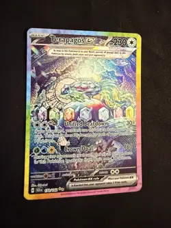 Terapagos EX 170/142 Special Illustration Rare NM/M Pokemon TCG Stellar Crown - Image 1