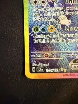 Terapagos EX 170/142 Special Illustration Rare NM/M Pokemon TCG Stellar Crown - Image 5