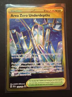 Pokemon TCG Area Zero Underdepths 174/142 Stellar Crown Gold Hyper Rare M/NM - Image 1