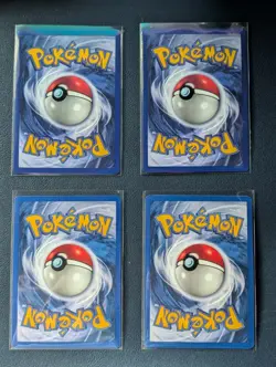 Bulbasaur Charmander Pikachu Squirtle BASE SET UNLIMITED LOT 1999 Pokemon TCG - Image 2