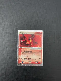 Magmar ex #100/109 Ultra Rare Pokemon EX Ruby And Sapphire & English 2003 MP - Image 2