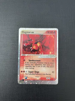 Magmar ex #100/109 Ultra Rare Pokemon EX Ruby And Sapphire & English 2003 MP - Image 3