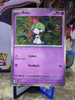Ralts 058/132 Cosmos Holo ME01: Mega Evolution NM Pokemon TCG Promo - Image 1