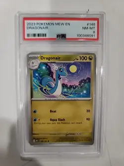 Pokemon Scarlet Violet 151 148/165 Dragonair PSA 8 - Image 1