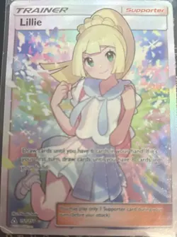 Pokemon Lillie Trainer 151/156 2018 TCG Ultra Prism Full Art - Image 2