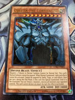Obelisk The Tormentor ULTRA RARE Yugioh!! - Image 1