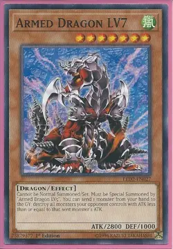 Yugioh - Armed Dragon LV7 - 1st Edition Card - Image 1