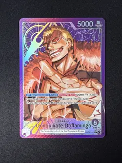ONE PIECE CARD Donquixote Doflamingo OP14-060 Alt Art The Azure Sea's Seven OP14 - Image 1