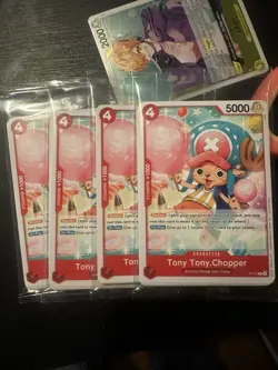 One Piece Promo Pack P-101 to P-107 Gol D Roger Tony Tony Chopper Playset Sealed - Image 1