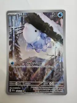 Pokemon Snom 168/162 Illustration Rare Holo Card S&V: Temporal Forces.. - Image 1