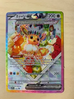 Eevee!damage! ex 174 Pokemon TCG. Sv: Scarlet & Violet Promo Cards Holo Mint!!! - Image 1