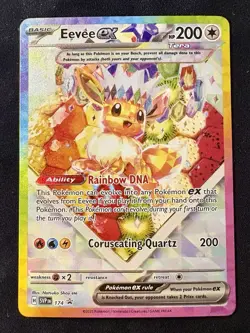 Pokemon TCG Prismatic Evolutions Eevee ex #174 SPC Promo Holo - Image 1