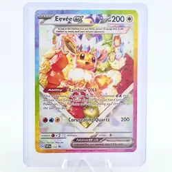 Eevee EX # 174 Pokemon SV Prismatic Evolutions Black Star Promo Rare Holo TCG NM - Image 4