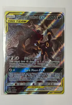 Pokemon TCG Umbreon & Darkrai GX SM241 Sun & Moon Promo Card - Image 1