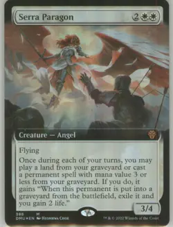 Serra Paragon 388 Borderless Foil Near Mint Dominaria United MTG - Image 1