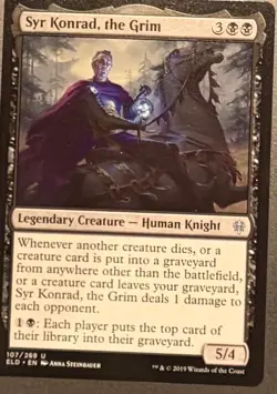 Syr Konrad, the Grim Throne of Eldraine Regular - Image 1