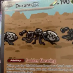 Pokemon TCG Durant EX Surging Sparks Holo Card 236/191 Special Illustration Rare - Image 2