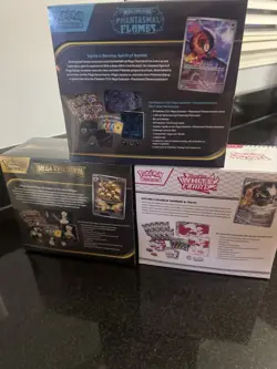 Pokemon TCG Elite Trainer Boxes Gardevoir White Flare Phantasmal Flames ETB Lot - Image 3