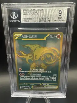 Chi-Yu ex 241/091 SV: Paldean Fates Holo BGS 9 Full Art Hyper Rare Pokemon Mint - Image 1