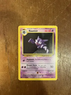 Haunter - 29/102 - Base Set TCG - Pokemon Card - MP - Image 1