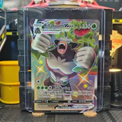 Rillaboom VMAX Shiny Shining Fates Ultra Rare Pokemon TCG SV106/SV122 - Image 1