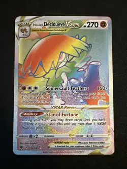 Hisuian Decidueye VSTAR - 195/189 - Secret Rare - Astral Radiance - Pokemon - Image 1