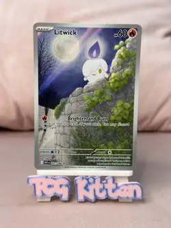 Litwick 101/086 - White Flare Illustration Rare Pokemon - TCGKITTEN - Image 1