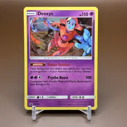 Pokemon TCG Deoxys SM164 Sun and Moon Black Star Promo LP+ Holo - Image 1