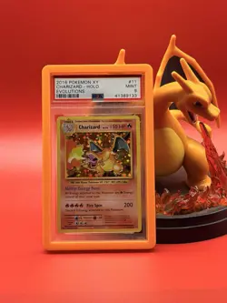 Pokemon TCG 2016 XY Evolutions Charizard Holo Rare #11 PSA Mint 9 - Image 1