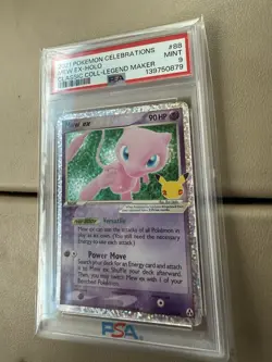 Pokemon TCG Mew EX Celebrations Classic Collection PSA 9 #88 - Image 2