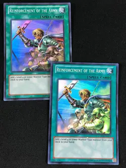 YUGIOH REINFORCEMENT OF THE ARMY LCYW-EN173 SUPER X2 (LP) - Image 1