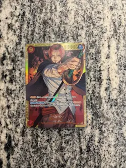 Shanks OP01-120 SEC Romance Dawn Secret Rare Foil One Piece Card Game NM ENGLISH - Image 1