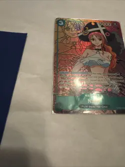 One Piece Nami OP02-036 Paramount War Alt Art Parallel NM - Image 3