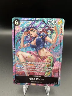 Nico Robin Alt Art Foil OP12-087 Legacy of the Master Super Rare 7000 Power - Image 2