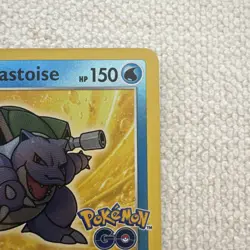 Pokemon TCG Radiant Blastoise Pokemon GO 018/078 Holo Radiant Rare Mint - Image 4