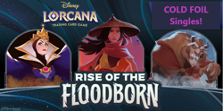 Disney Lorcana- Rise of the Floodborn- COLD FOIL Singles # 1-#204 Pick Your Card - Image 1
