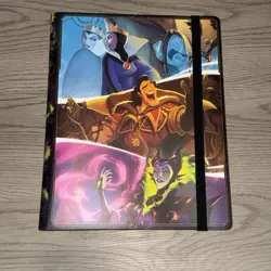 Disney Villains 9-Pocket Binder/Portfolio Holds 252 Cards 2025 Lorcana EMPTY - Image 1
